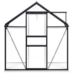 Greenhouse with Base Frame - Anthracite Aluminium