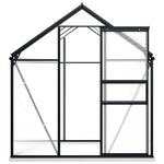 Greenhouse with Base Frame - Anthracite Aluminium