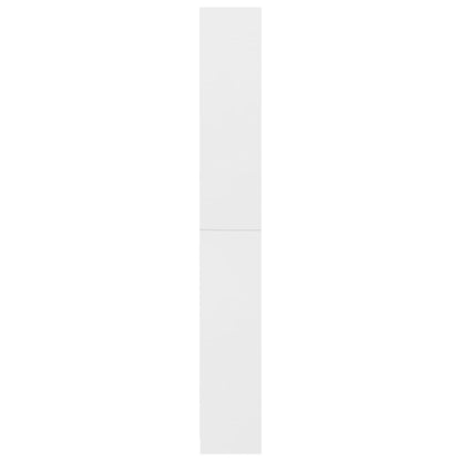 5-Tier Book Cabinet White 80x24x175 cm Chipboard