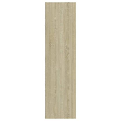 3-Tier Book Cabinet Oak Chipboard