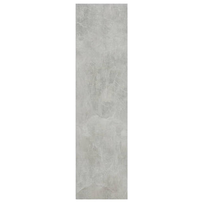 3-Tier Book Cabinet Concrete Grey - Chipboard