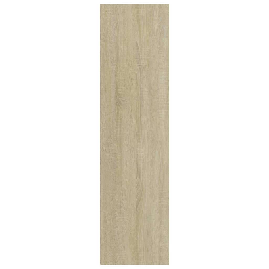 3-Tier Book Cabinet Sonoma Oak Chipboard