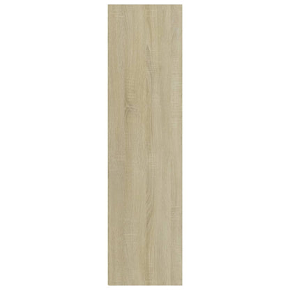 3-Tier Book Cabinet Sonoma Oak Chipboard