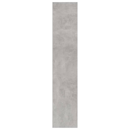 4-Tier Book Cabinet Concrete Grey Chipboard