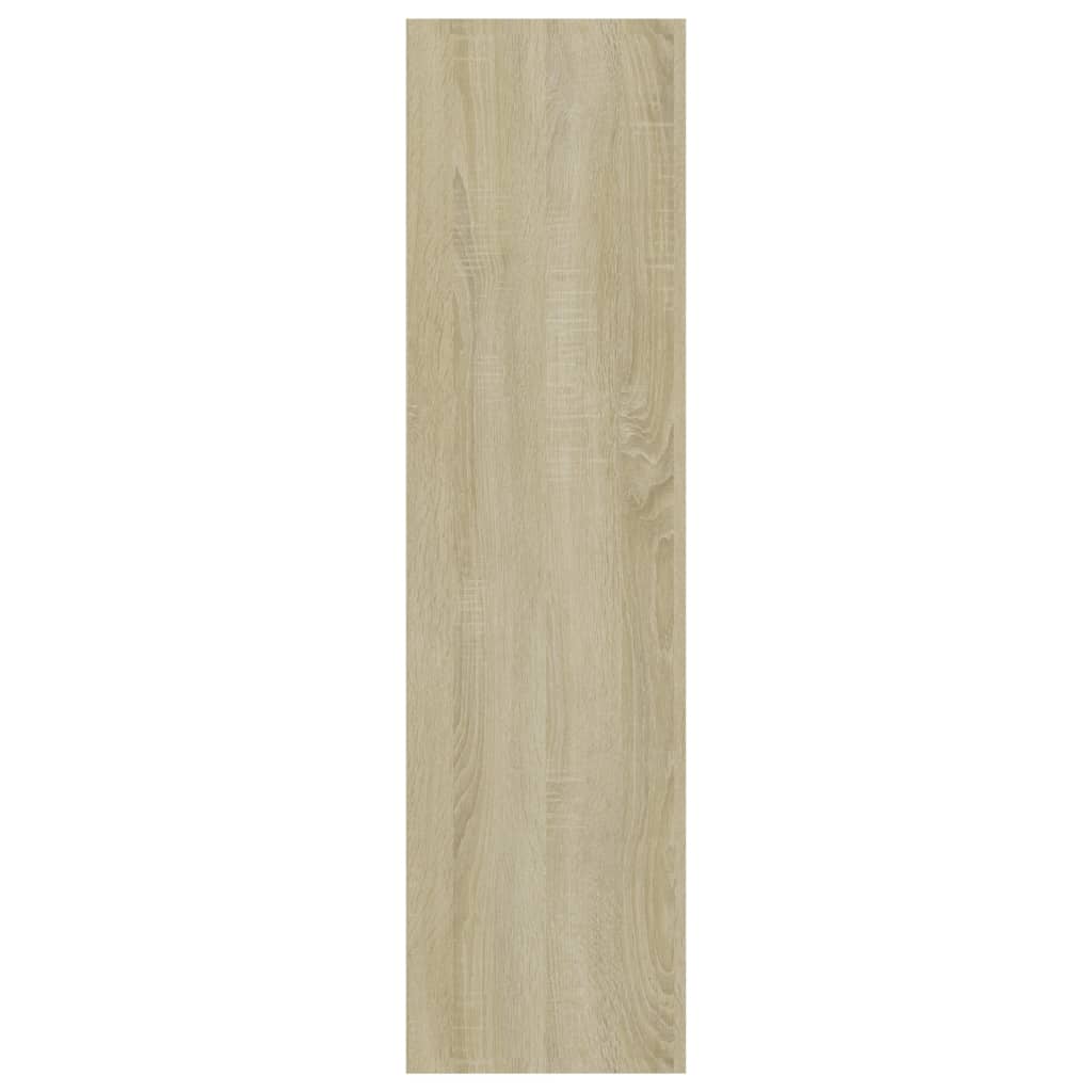 3-Tier Book Cabinet Sonoma Oak 80x30x114 cm Chipboard