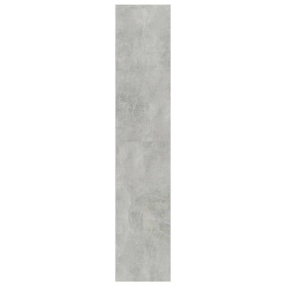 4-Tier Book Cabinet Concrete Grey 80x30x151.5 cm Chipboard