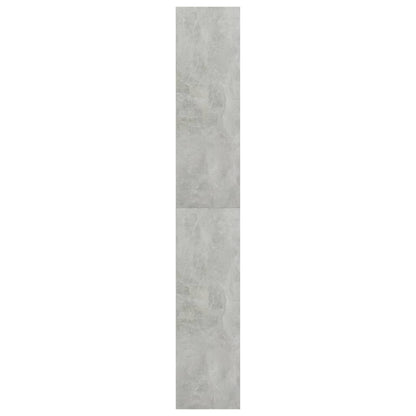 5-Tier Book Cabinet Concrete Grey Chipboard