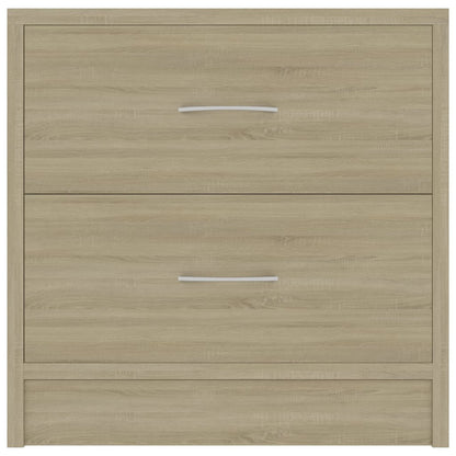 Bedside Cabinet Sonoma Oak 40x30x40 cm Chipboard