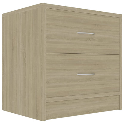 Bedside Cabinets 2 pcs Sonoma Oak 40x30x40 cm Chipboard