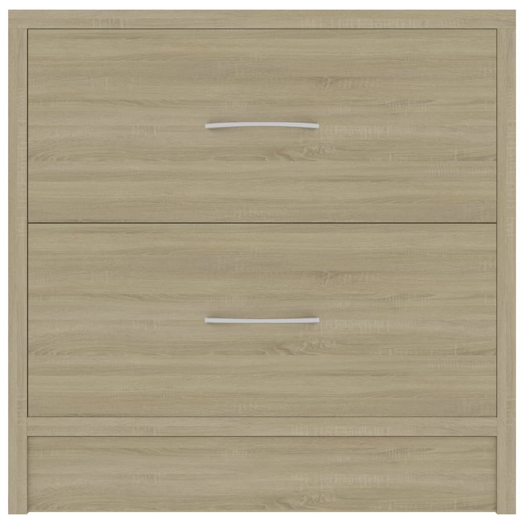 Bedside Cabinets 2 pcs Sonoma Oak 40x30x40 cm Chipboard