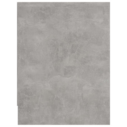 Bedside Cabinet Concrete Grey 40x30x40 cm Chipboard