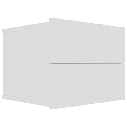 Bedside Cabinet White 40x30x30 cm Chipboard