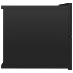 Bedside Cabinet High Gloss Black 40x30x30 cm Chipboard