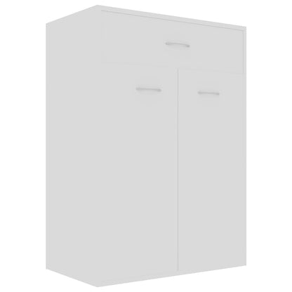 Shoe Cabinet White 60x35x84 cm Chipboard