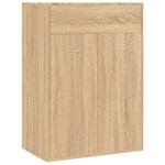 Shoe Cabinet Sonoma Oak 60x35x84 cm Chipboard