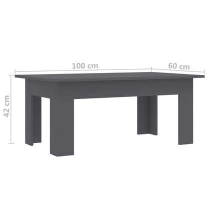 Coffee Table Grey - Chipboard
