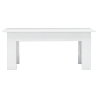 Coffee Table High Gloss White - Chipboard