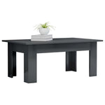 Coffee Table High Gloss Grey  Chipboard