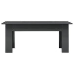 Coffee Table High Gloss Grey  Chipboard