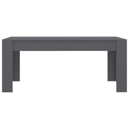 Dining Table Grey 180x90x76 cm Chipboard
