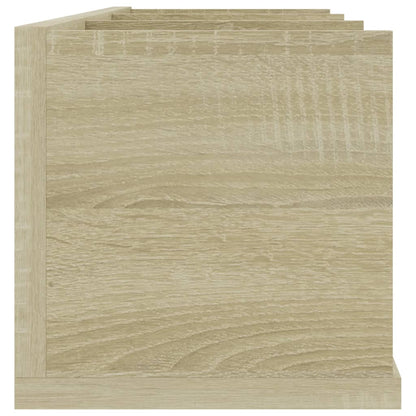 CD Wall Shelf Sonoma Oak 75x18x18 cm Chipboard
