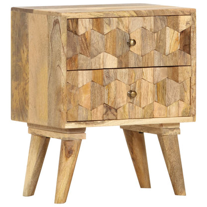 Bedside Cabinet Wood - 40×30×50cm