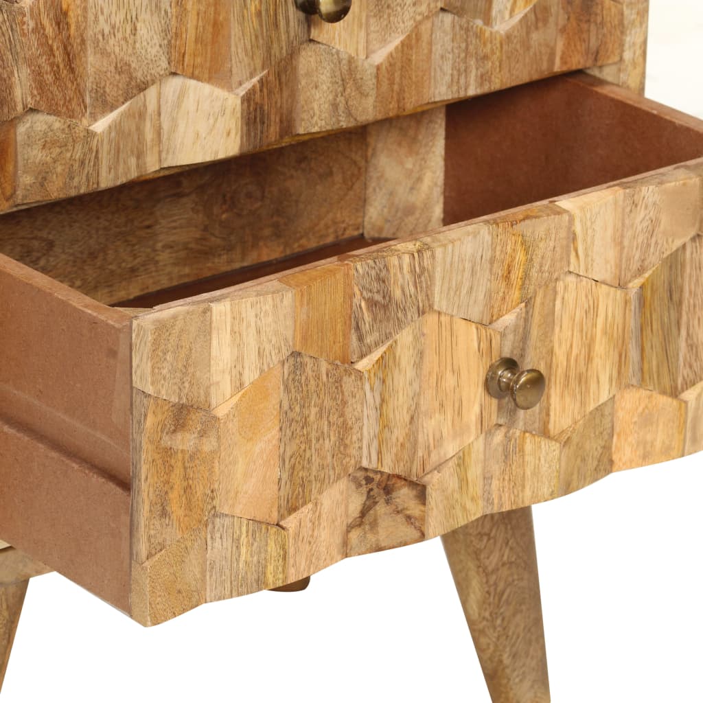 Bedside Cabinet Wood - 40×30×50cm
