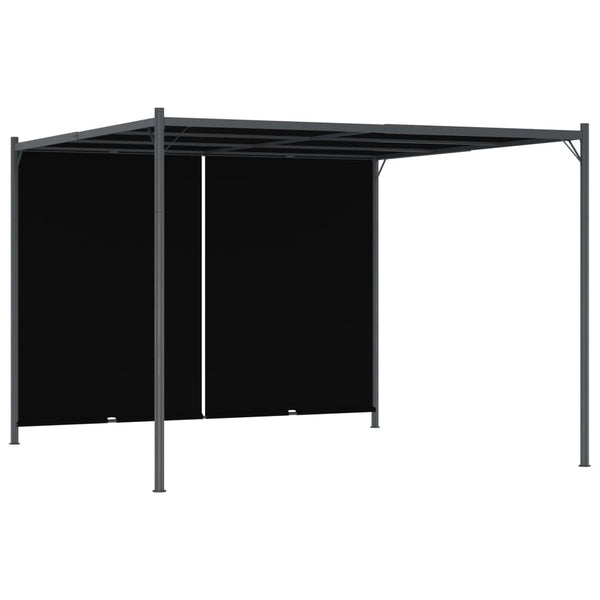  Garden Pergola with Retractable Roof 3x3 m Anthracite