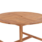 Garden Table 120x76 cm Solid Teak Wood