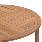 Garden Table 120x76 cm Solid Teak Wood