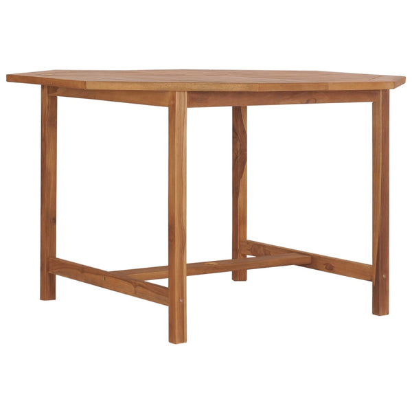  Garden Table 120x120x75 cm Solid Teak Wood