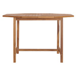 Garden Table 120x120x75 cm Solid Teak Wood