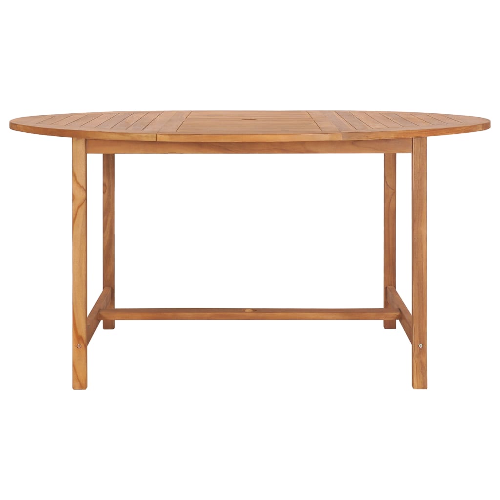 Garden Table Solid Teak Wood - 4×4cm