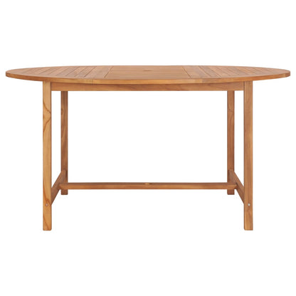 Garden Table Solid Teak Wood - 4×4cm