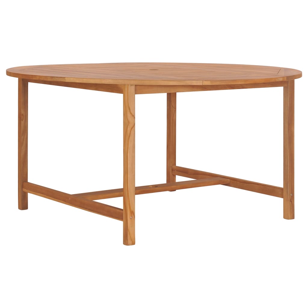 Garden Table Solid Teak Wood - 4×4cm