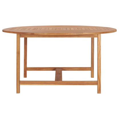 Garden Table Solid Teak Wood - 4×4cm