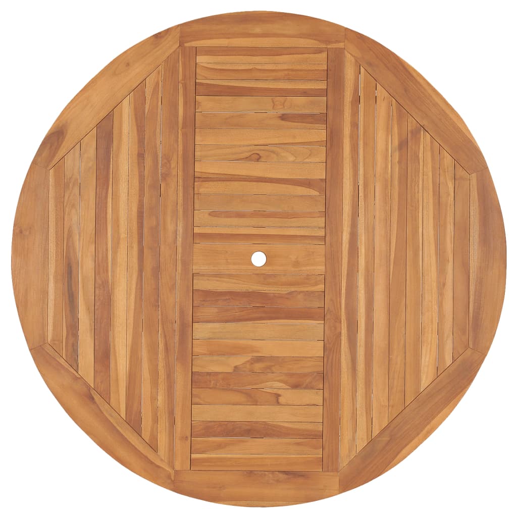 Garden Table Solid Teak Wood - 4×4cm