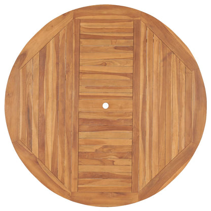 Garden Table Solid Teak Wood - 4×4cm
