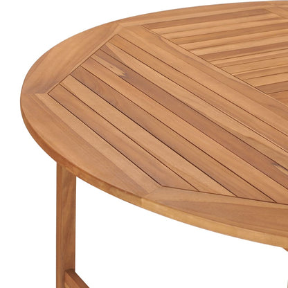 Garden Table Solid Teak Wood - 4×4cm