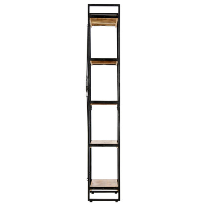 5-Tier Bookcase Solid Mango Wood - 60×30×180cm