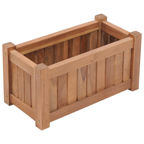  Raised Bed 50x25x25 cm Solid Teak Wood