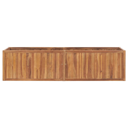 Garden Raised Bed 200x50x50 cm Solid Teak Wood