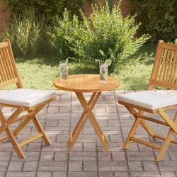 Round Teak Table Top 60cm Solid Wood | HomeAndLiving