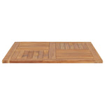 Table Top Solid Teak Wood Square 90x90x2.5 cm