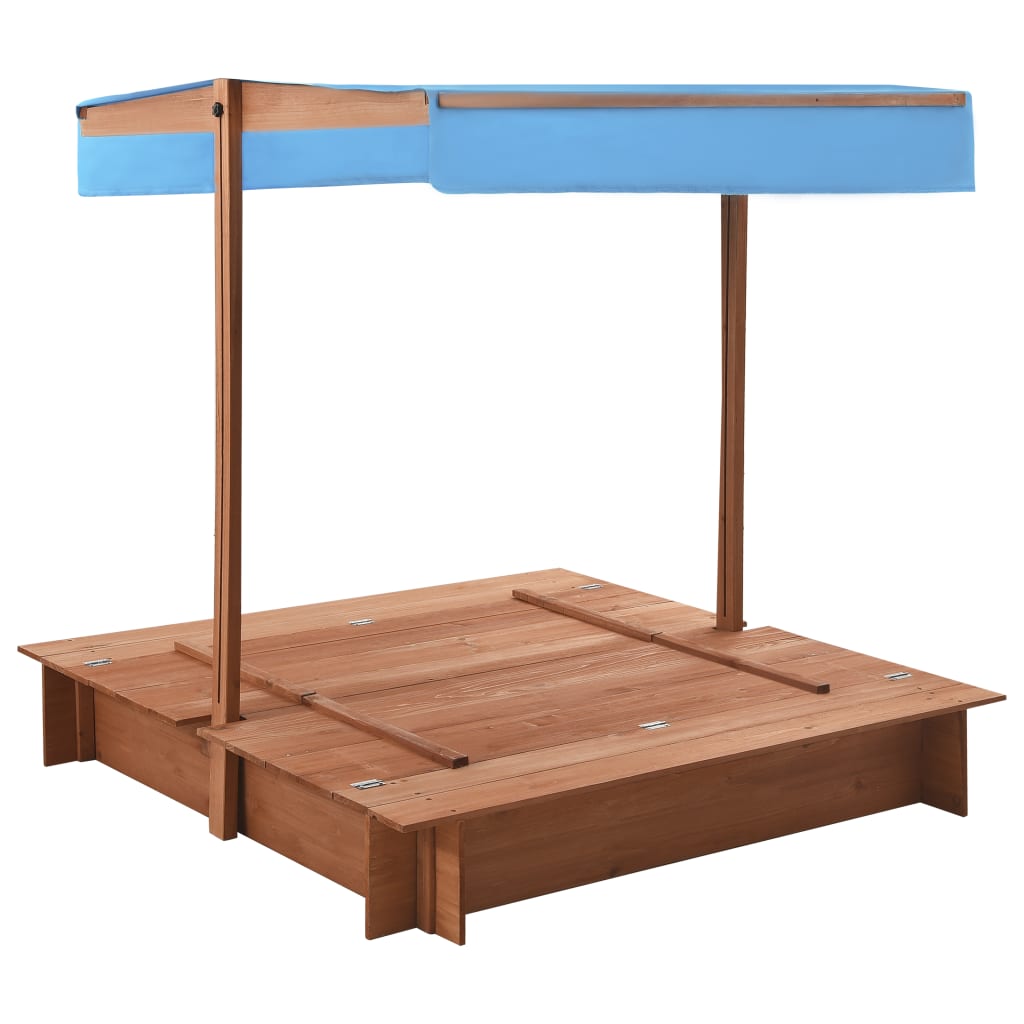Sandbox with Roof Firwood