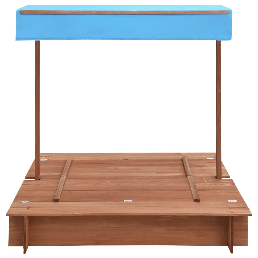 Sandbox with Roof Firwood