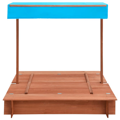 Sandbox with Roof Firwood
