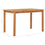 Garden Dining Table Solid Teak Wood