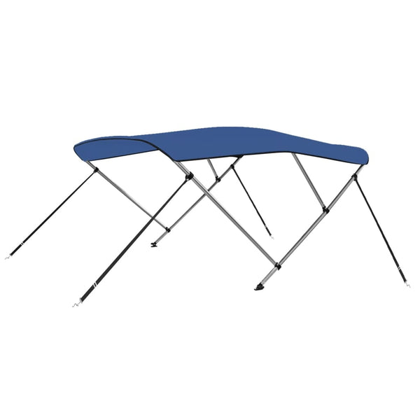  3 Bow Bimini Top Blue 183x196x140 cm