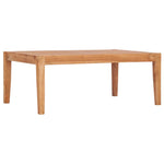 Garden Table 90.5x55.5x30.5 cm Solid Teak Wood